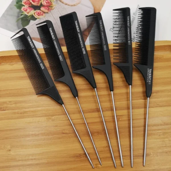 Peigne professionnel à queue fine pour cheveux