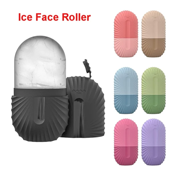 Rouleau à glace pour visage en sillicone