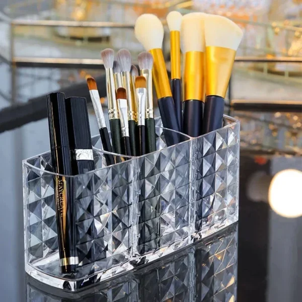 Boîte de rangement transparent pour cosmétiques