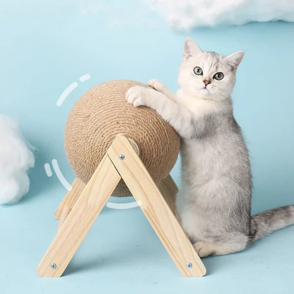 Balle à griffer pour chat