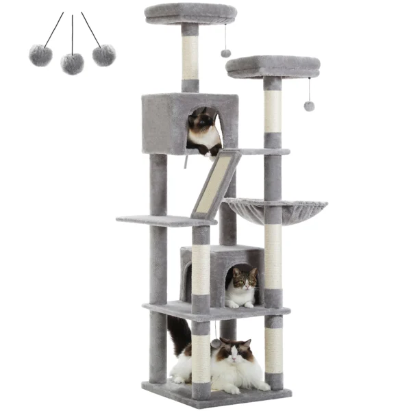 Arbre à chat géant multi-niveaux
